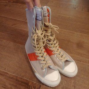 DKNY Vintage High Top Lace Boots (original laces)